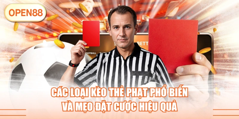 Các Loại Kèo Thẻ Phạt Phổ Biến Và Mẹo Đặt Cược Hiệu Quả